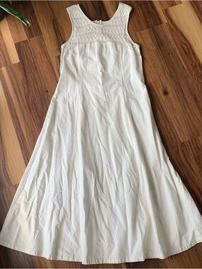 Artesian de Algoalen Crochet Front Cotton Dress